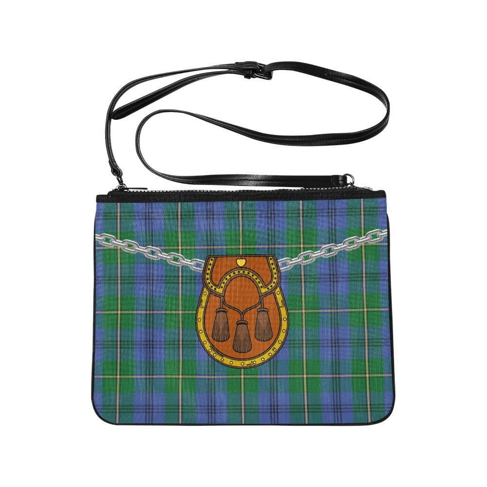 Clan Johnstone Tartan Kilt Clutch Bag