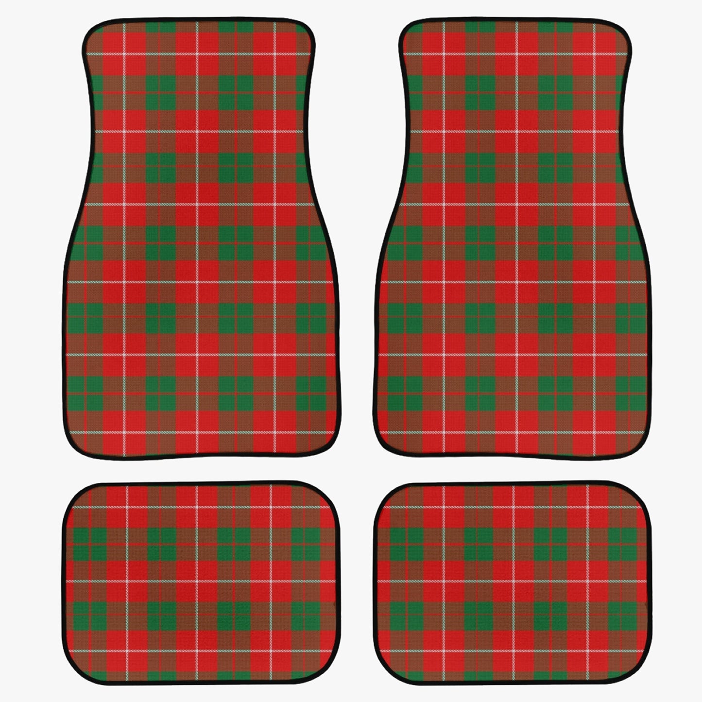 Clan MacKinnon Tartan Car Floor Mats - 4Pcs