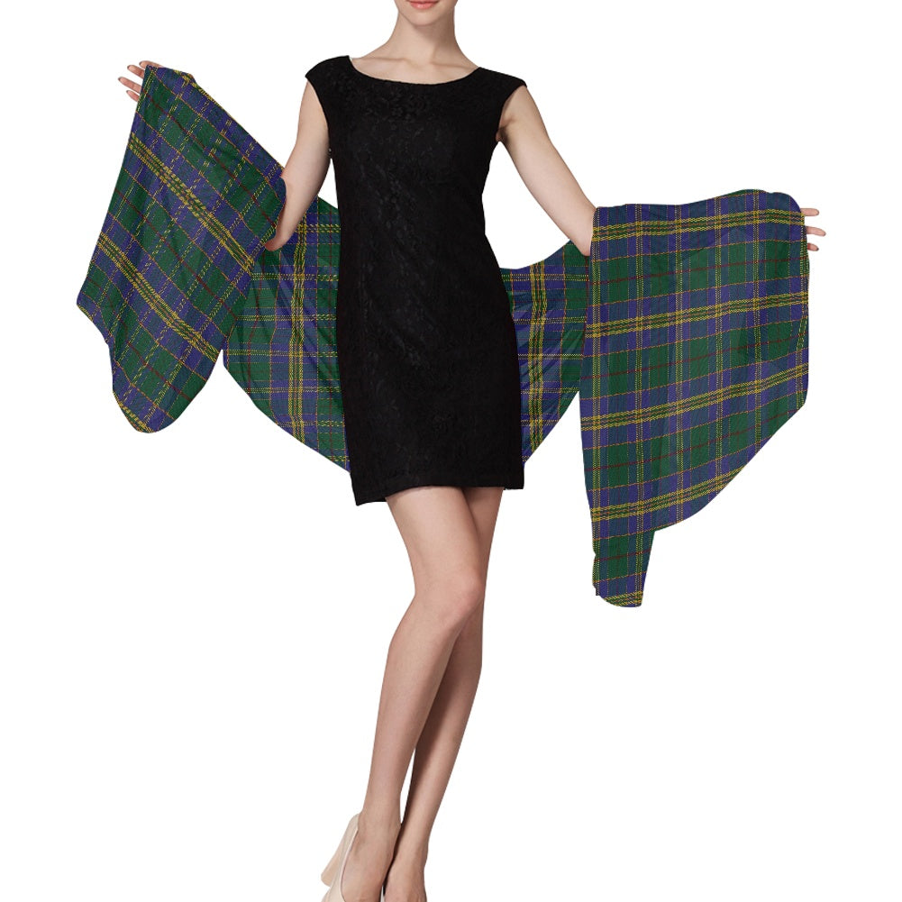 Irish County Kilkenny Tartan Chiffon Scarf
