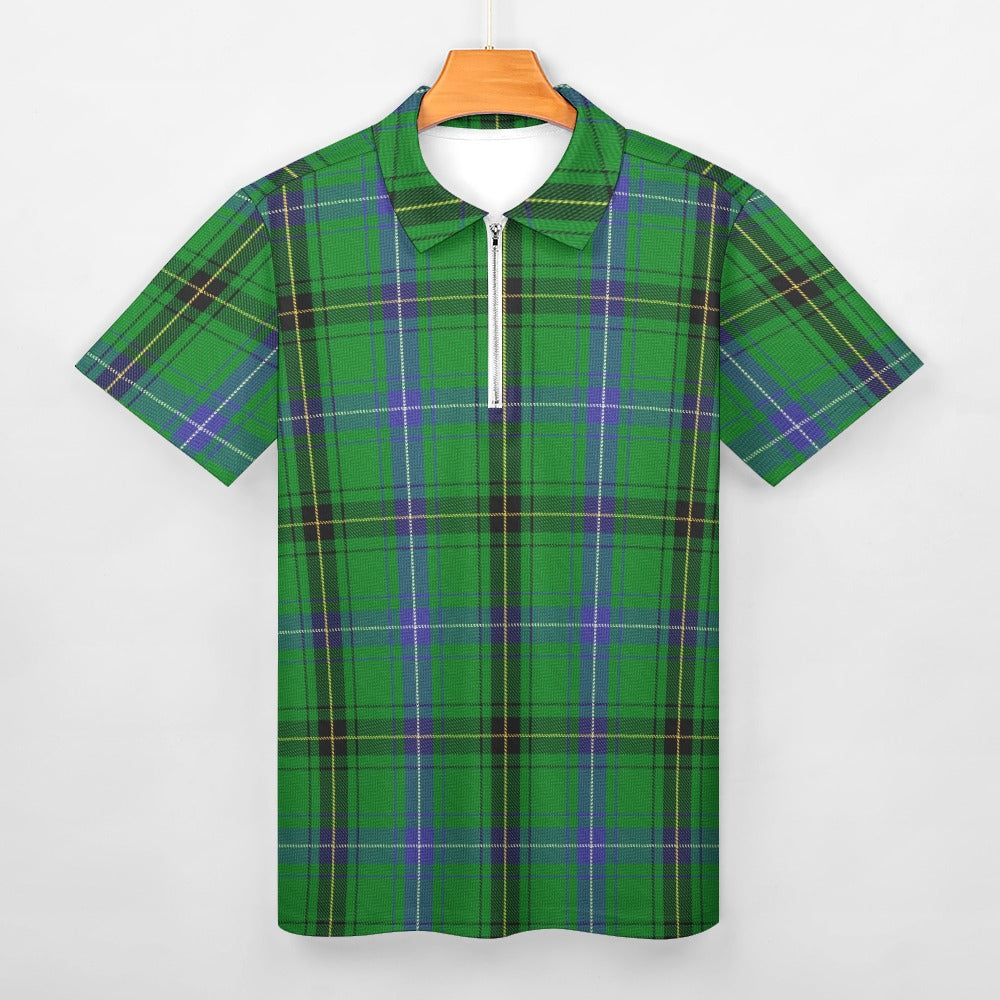 Clan Henderson Tartan Short sleeve polo shirt