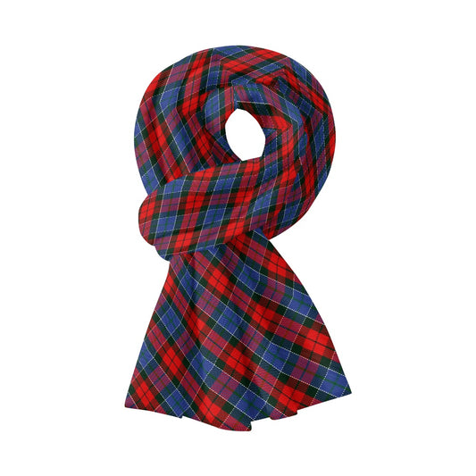 Clan Paterson Red Tartan Fluffy scarf