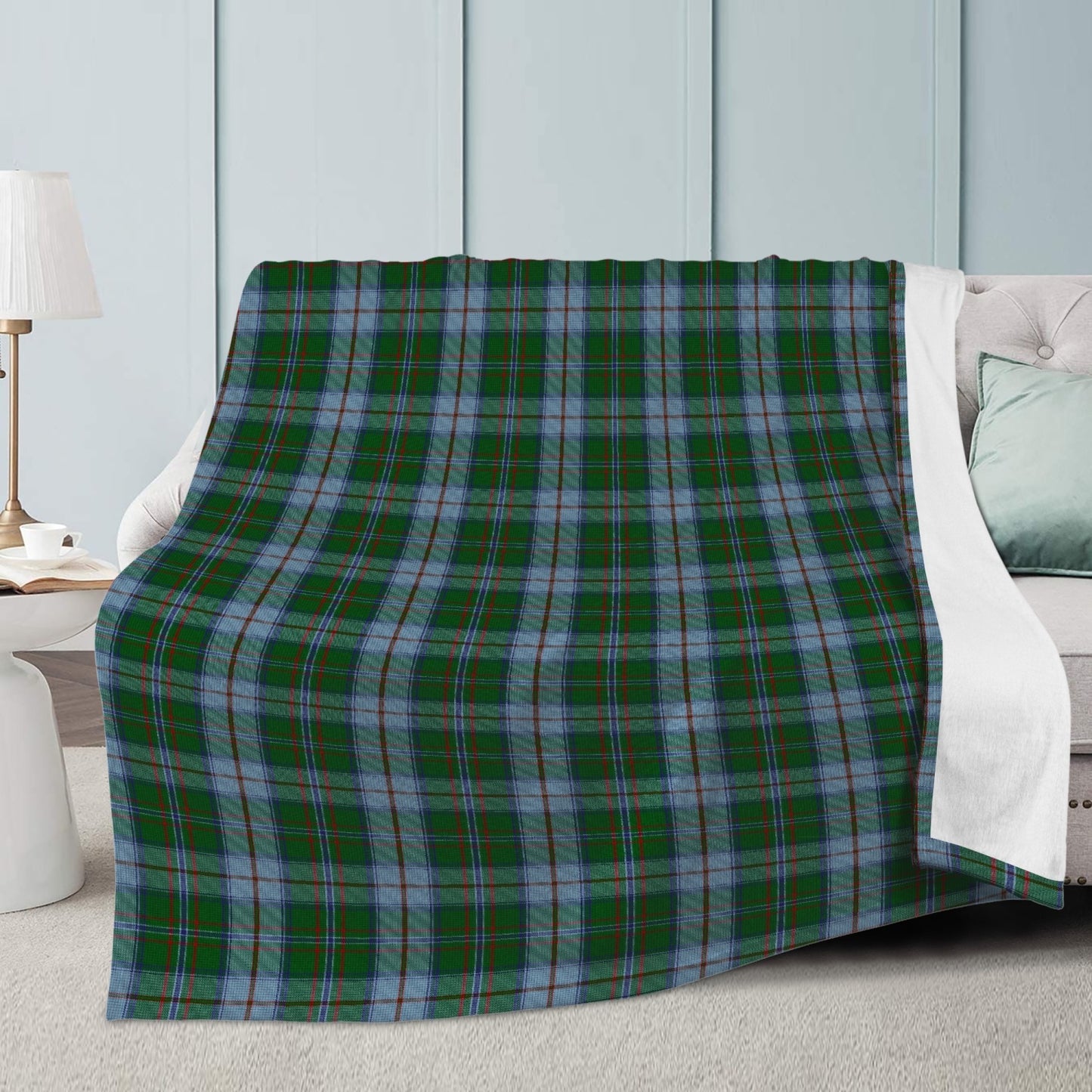 US State - Maine Tartan Fleece Blanket