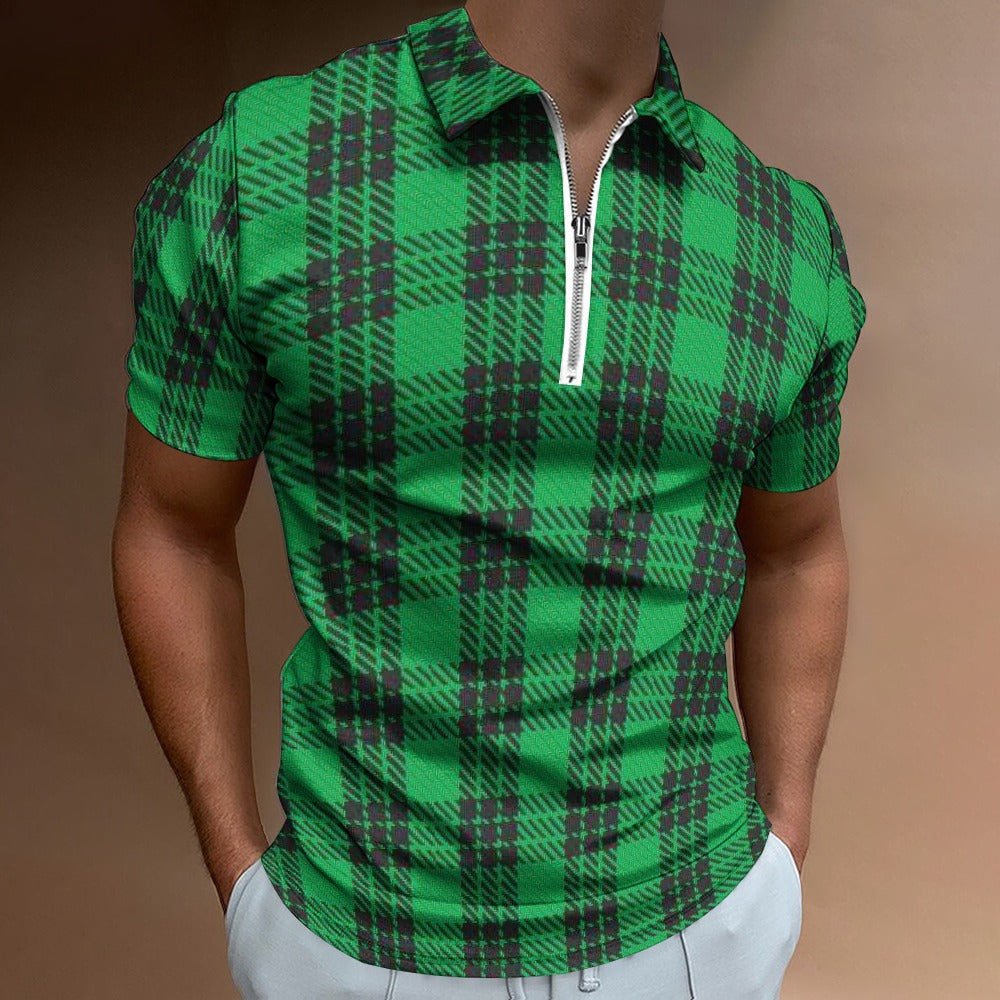 Clan Graham Tartan Short sleeve polo shirt