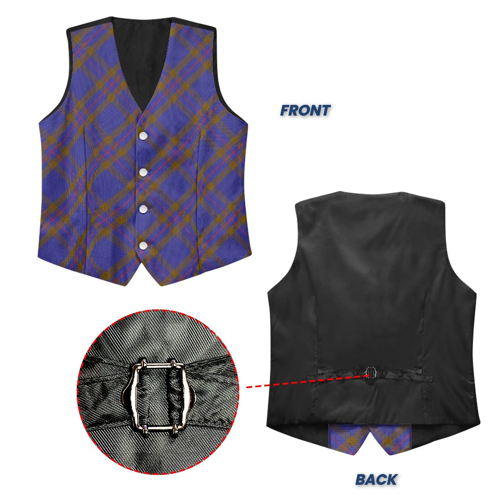 Clan Elliott Tartan Bias Suit vest jacket