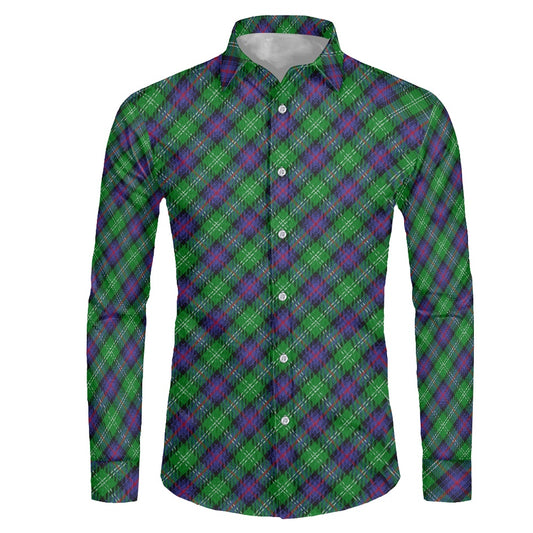 Clan Sutherland Tartan long-sleeved shirt