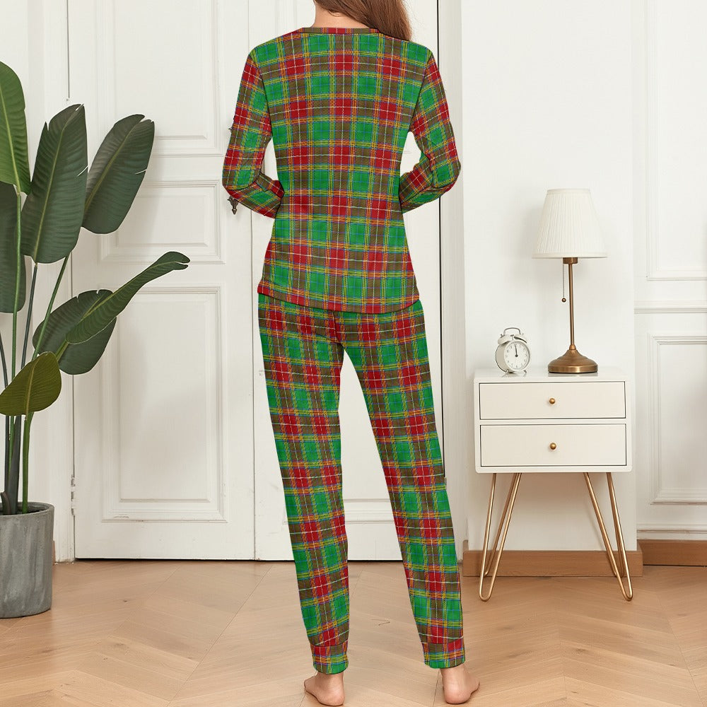 Clan Baxter Tartan Women's Pajama Set