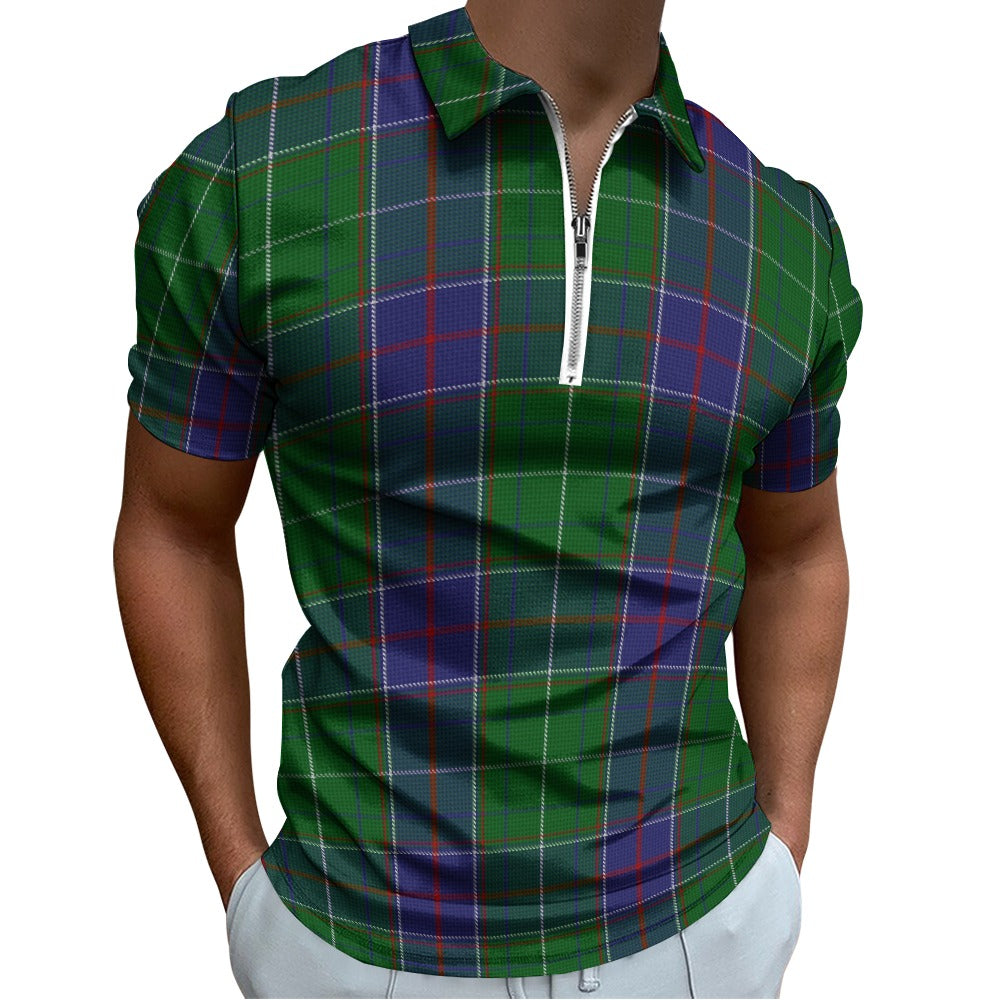 US State - Tennessee Tartan Short sleeve polo shirt