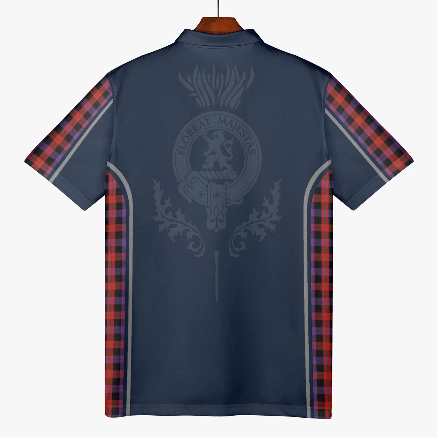 Clan Brown Crest & Tartan Polo Shirt