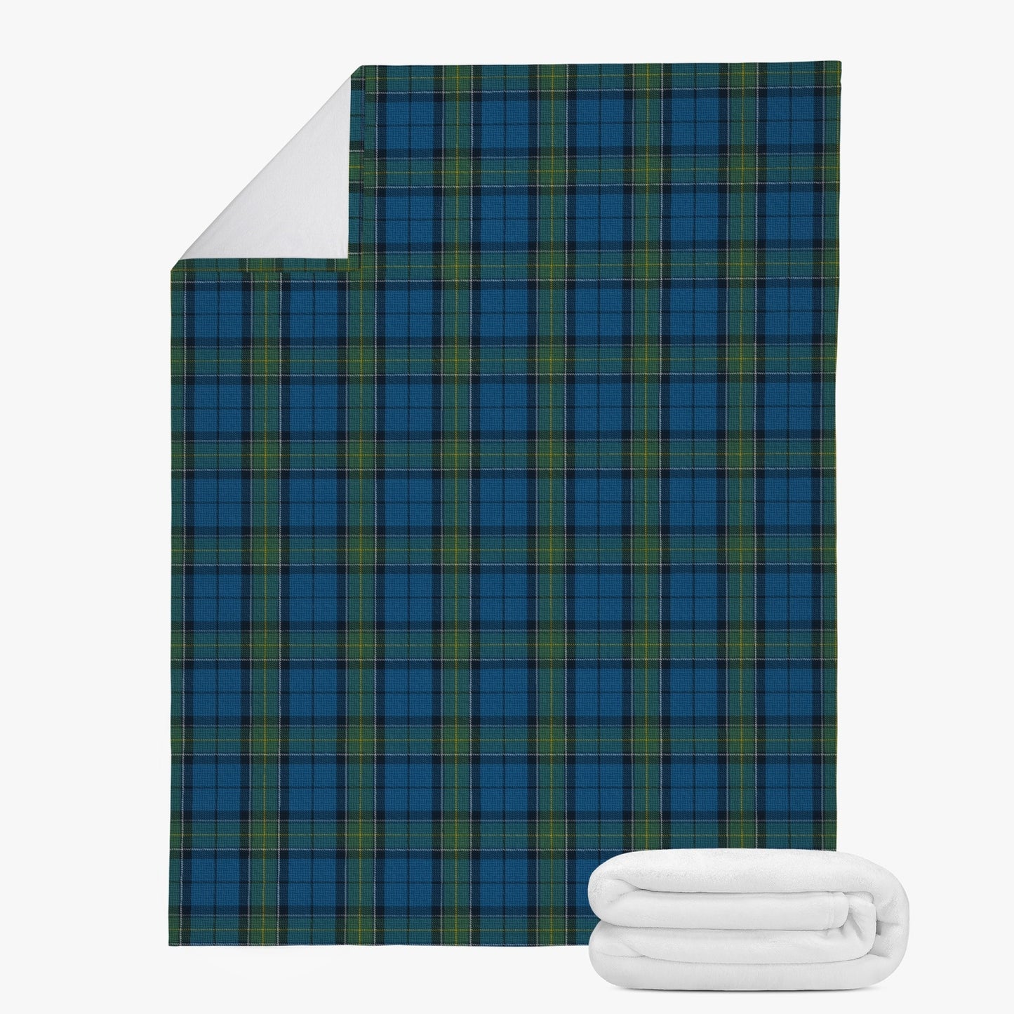 US State - Rhode Island Tartan Fleece Blanket