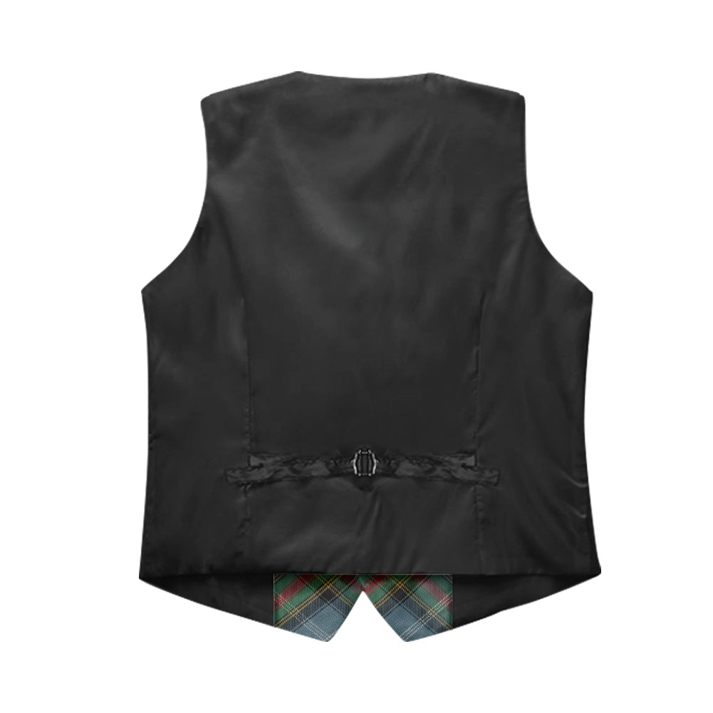 Clan Estes Tartan Bias Suit vest jacket