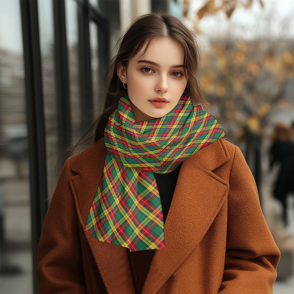 Clan Buchanan Tartan Fluffy scarf