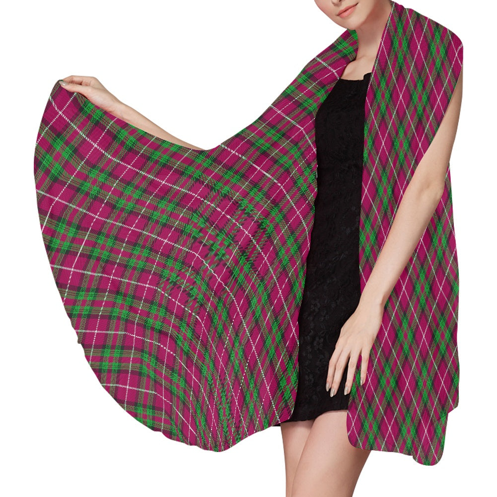Clan Stewart of Bute Tartan Chiffon Scarf