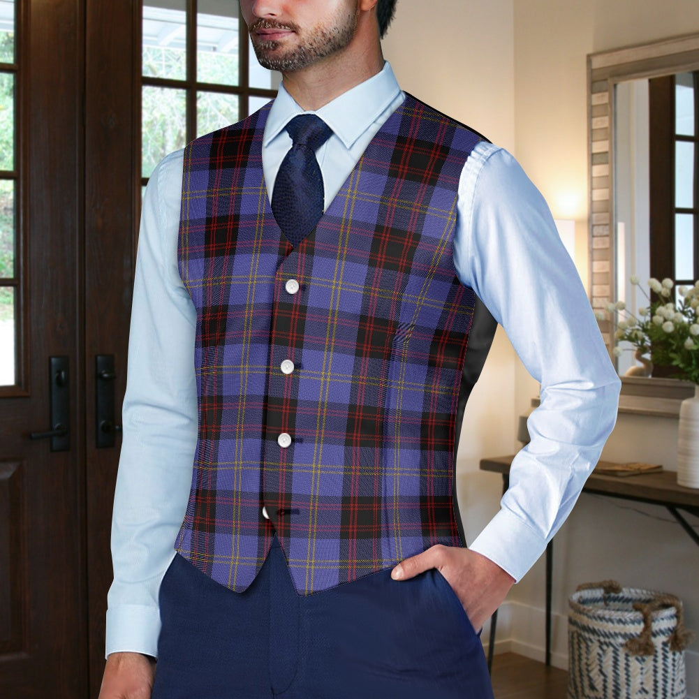 Clan Rutherford Tartan Suit vest jacket