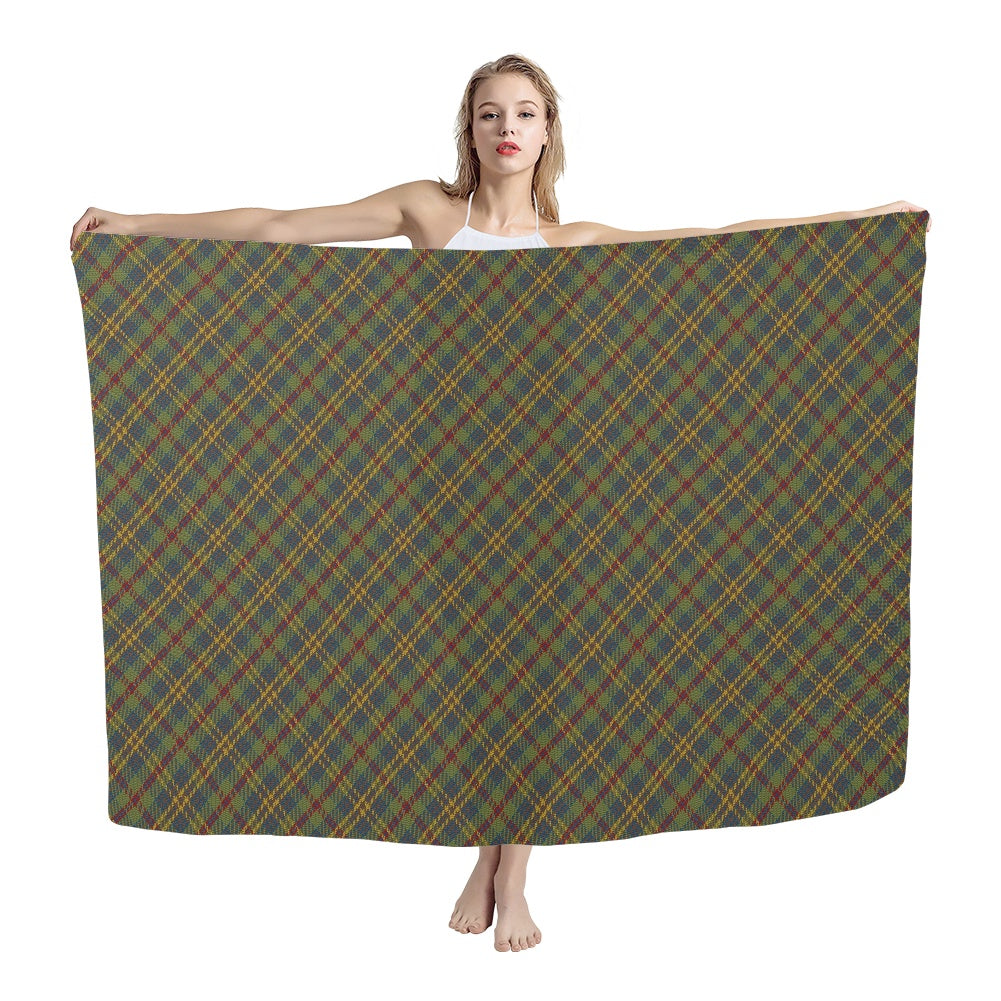 Irish County Limerick Tartan Bias Chiffon Scarf