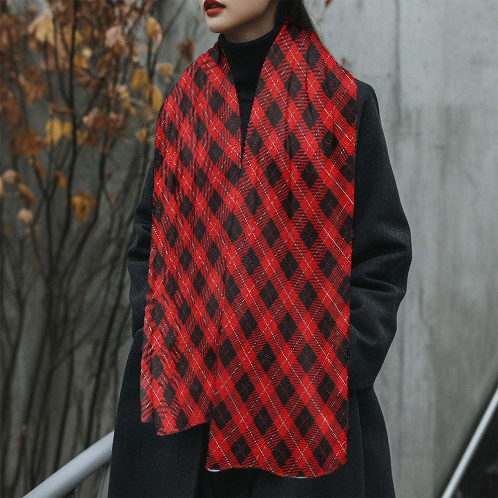 Clan Cunningham Tartan Fluffy scarf