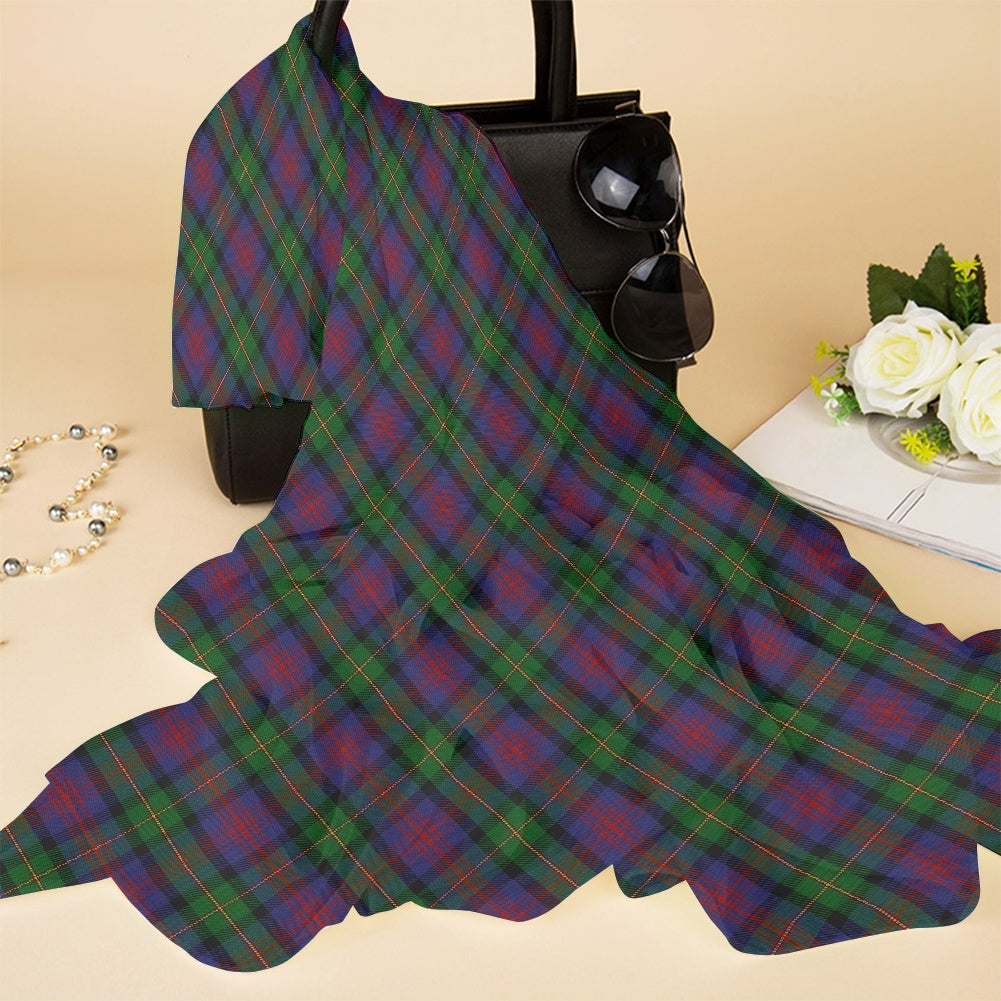 Clan Logan Tartan Bias Chiffon Scarf