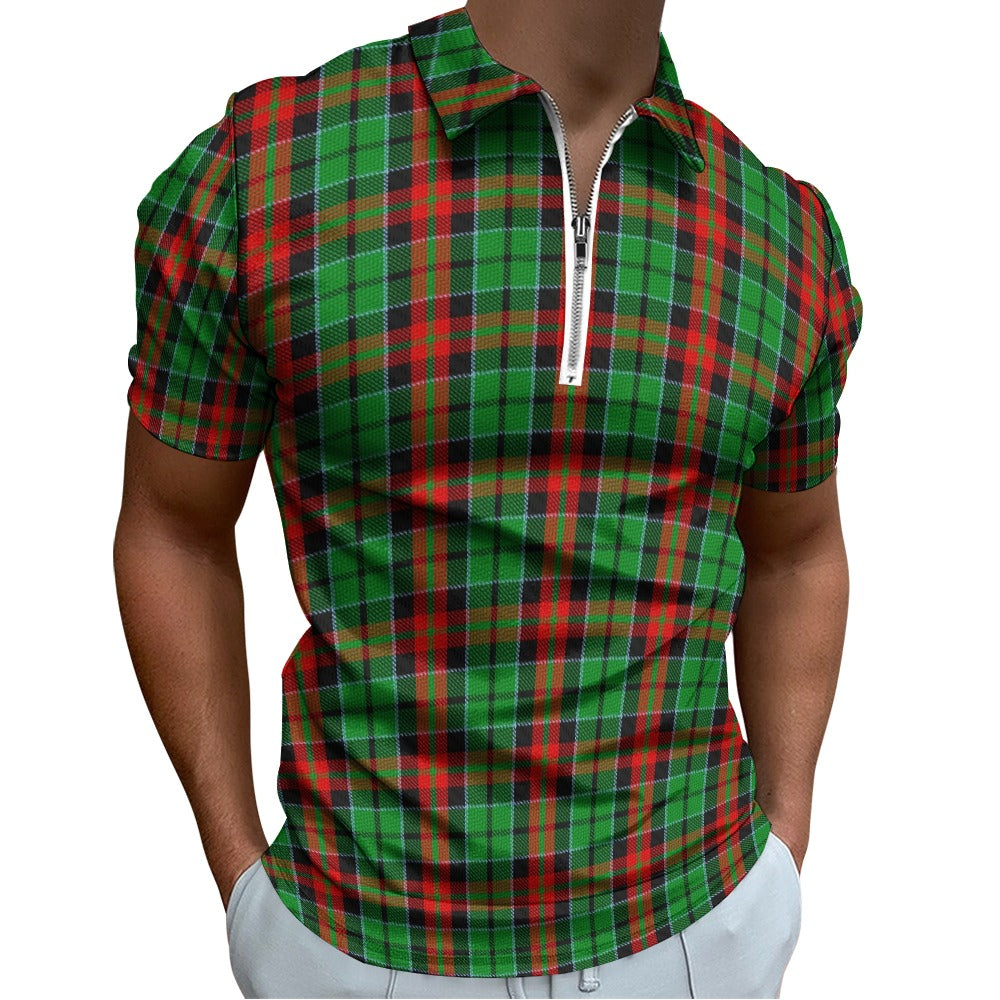 Clan Walker Tartan Short sleeve polo shirt