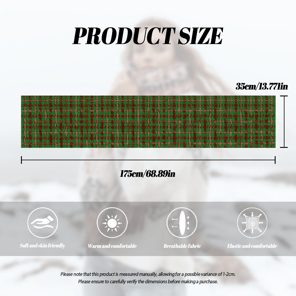 Clan MacCall Tartan Fluffy scarf