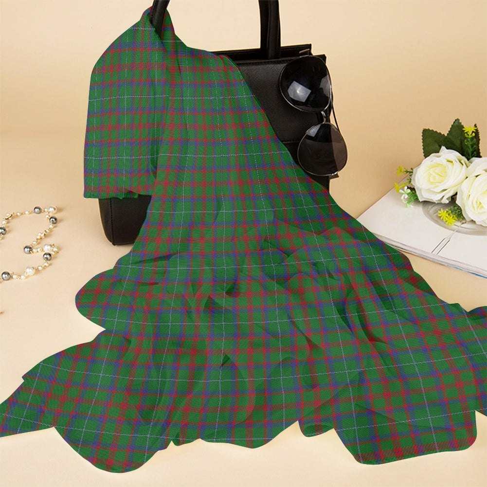 Clan Shaw of Tordarroch Hunting Tartan Chiffon Scarf
