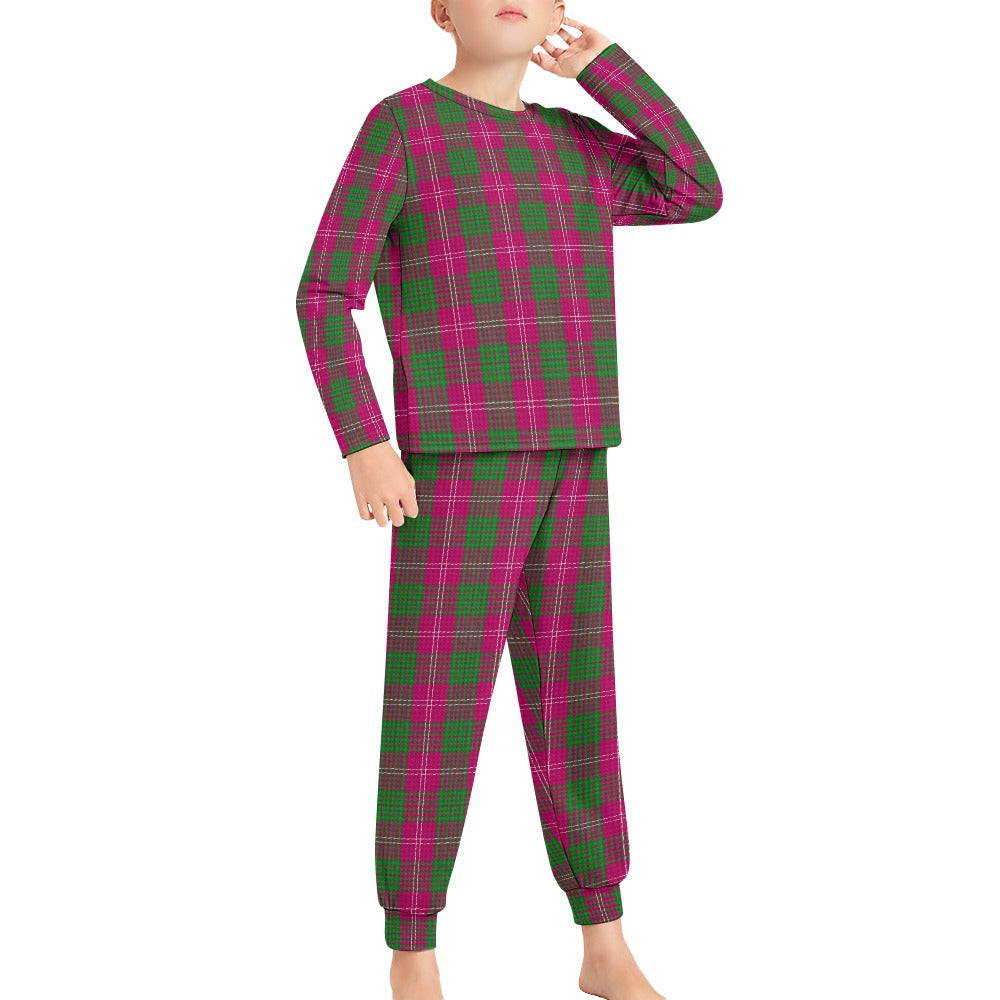 Clan Crawford Tartan Boy's Pajama suit