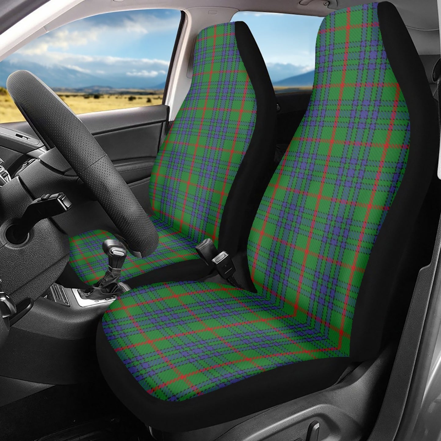 Clan Aiton Tartan Car Seat Covers - 3Pcs