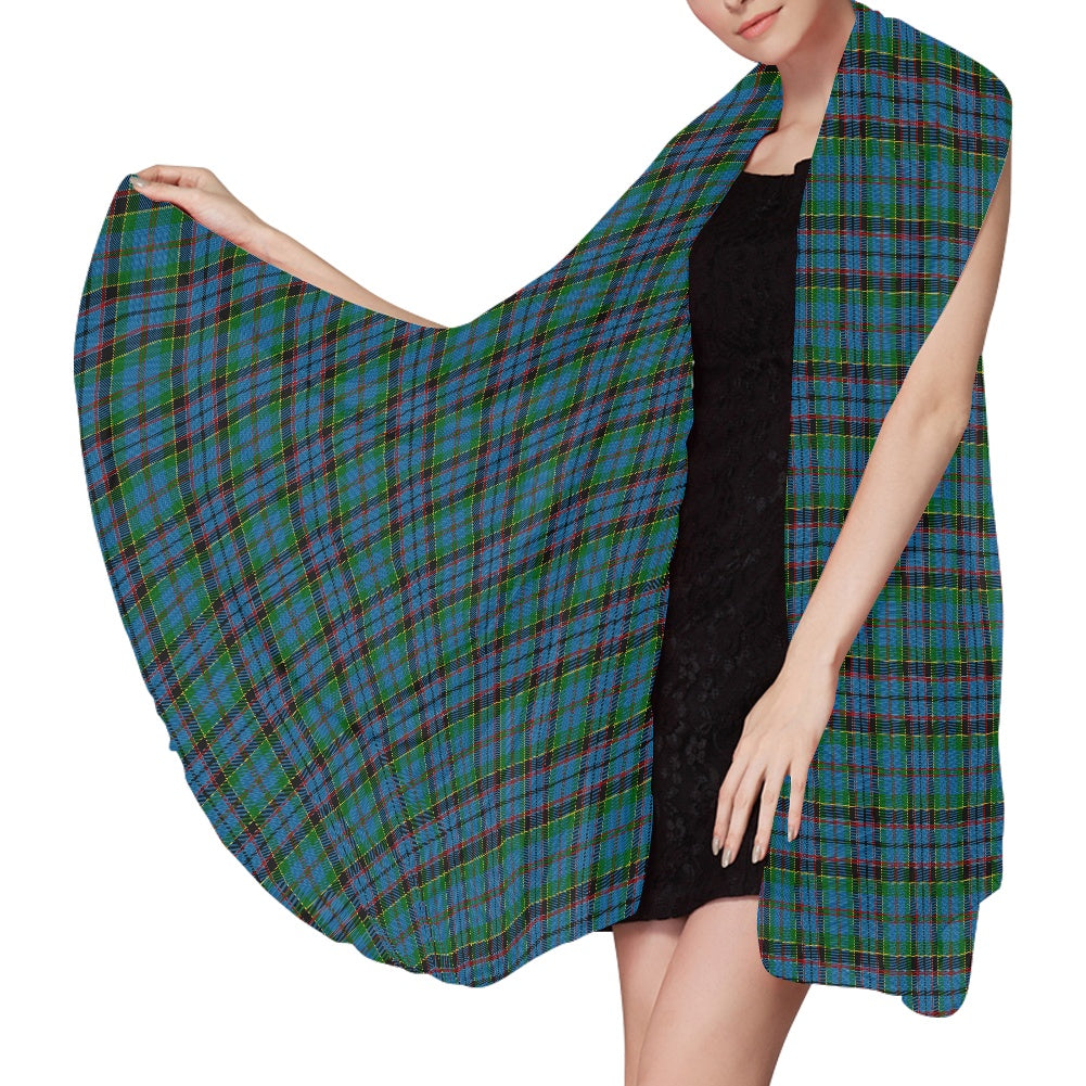 Clan Stinson Tartan Chiffon Scarf