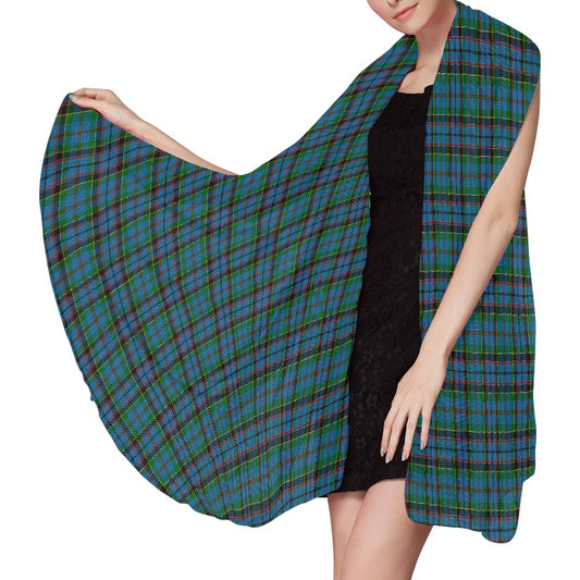 Clan Stinson Tartan Chiffon Scarf