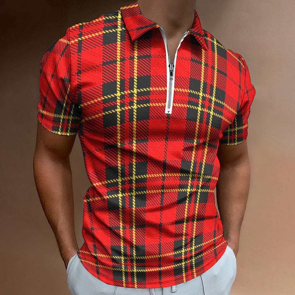 Clan Brodie Tartan Short sleeve polo shirt