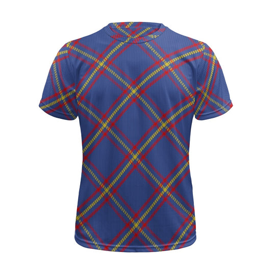 Clan MacLaine Tartan Football Shirt