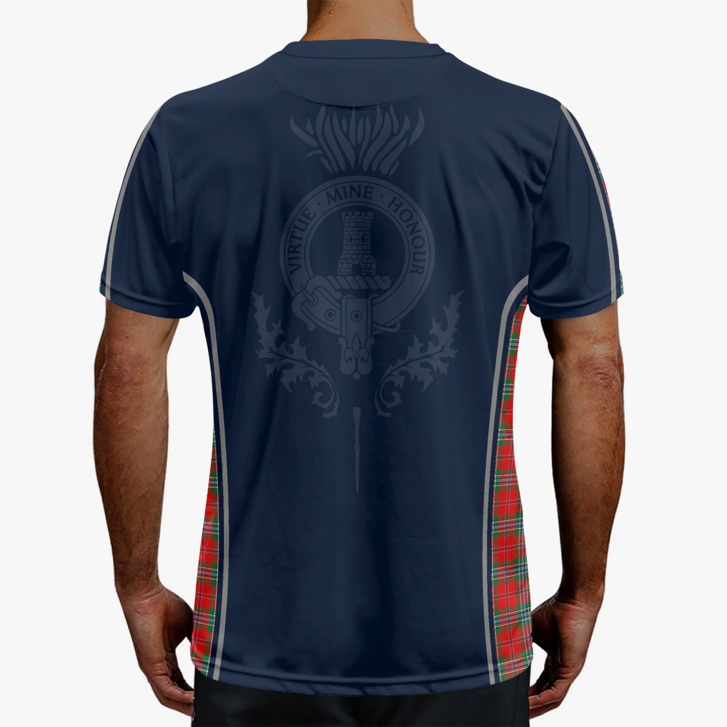 Clan MacLean Crest & Tartan Soccer Jersey