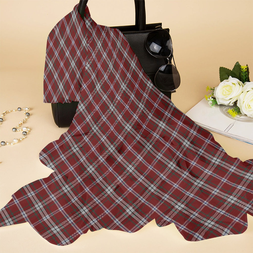 Breizh | Breton | Bretagne Bro-Zol Tartan Chiffon Scarf Bias