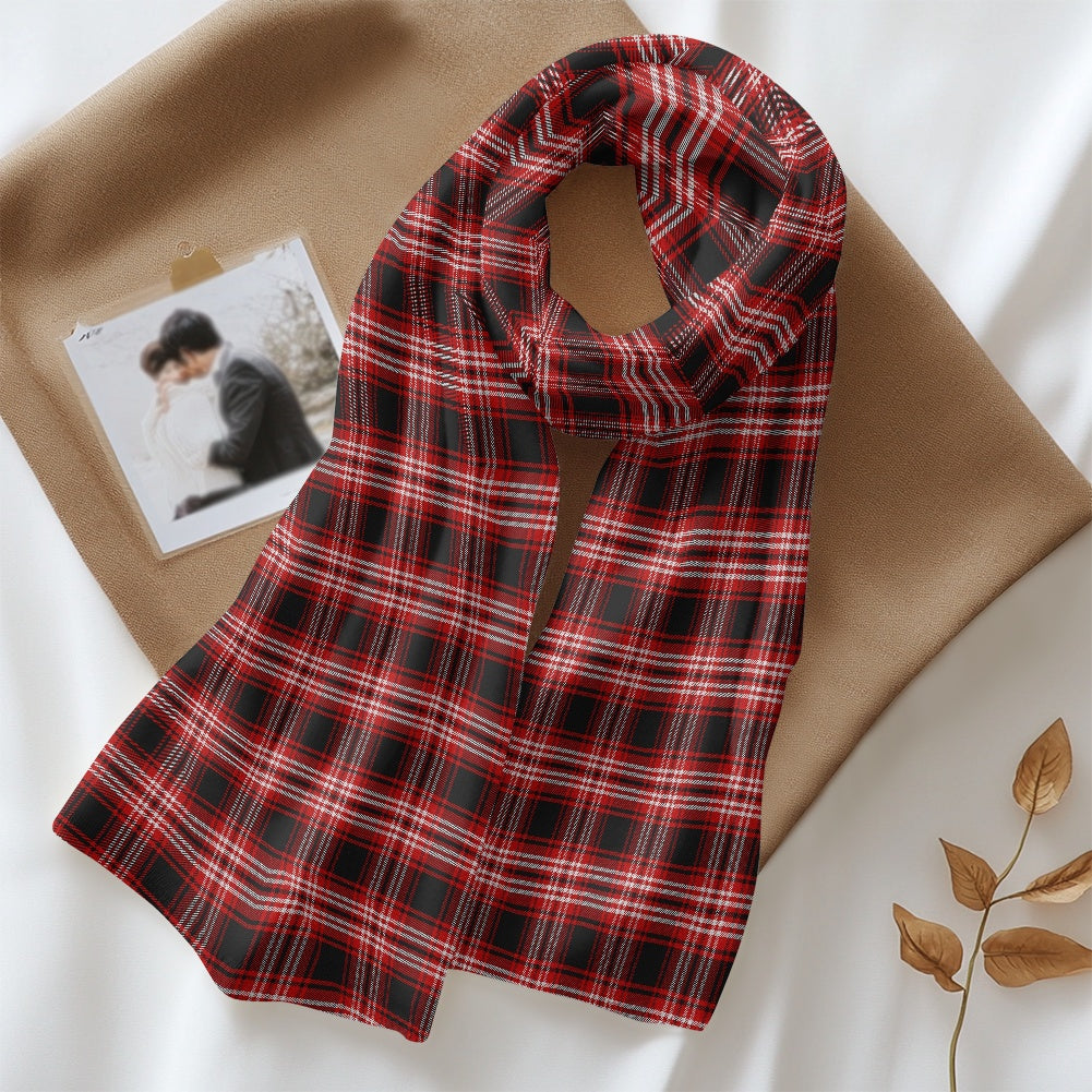 Clan Learmonth Tartan Fluffy scarf