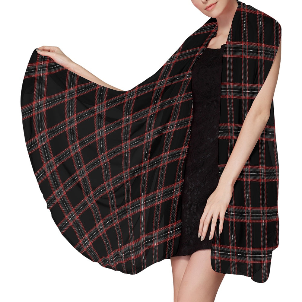 Witches of Scotland Tartan Chiffon Scarf