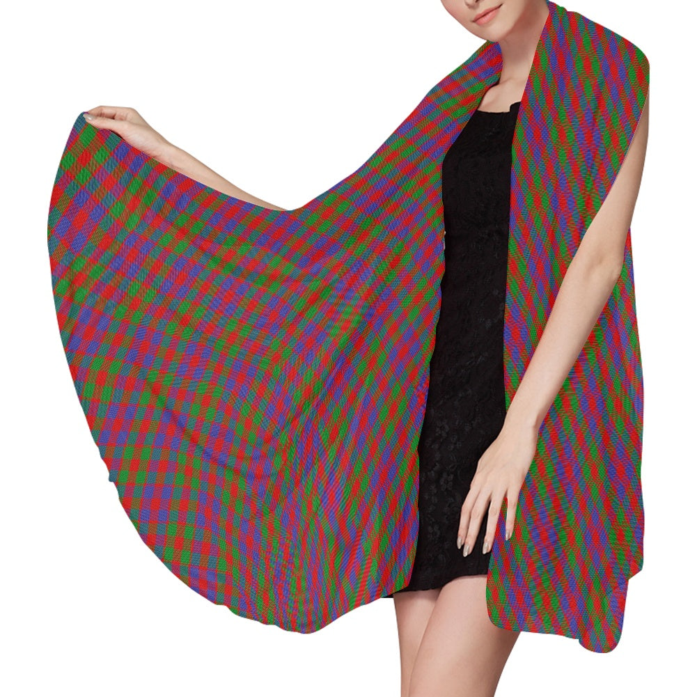Clan MacGowan Tartan Bias Chiffon Scarf