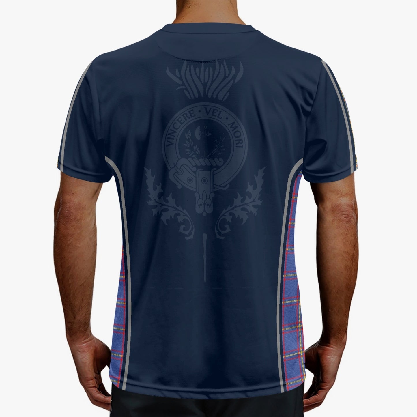 Clan MacLaine Crest & Tartan Soccer Jersey