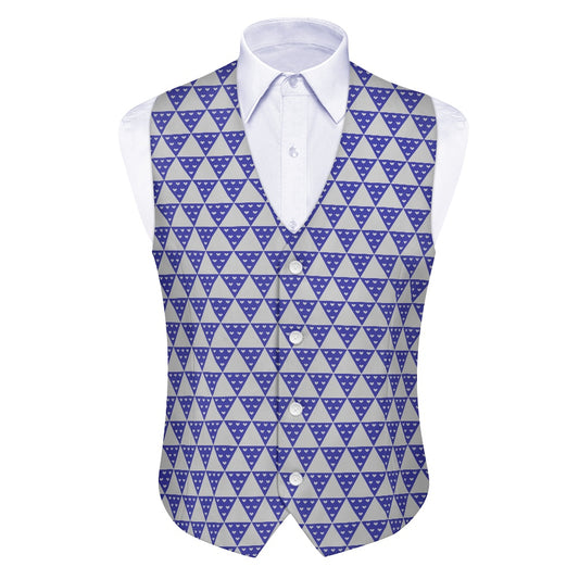Wagara - Uroko Blue Suit vest jacket