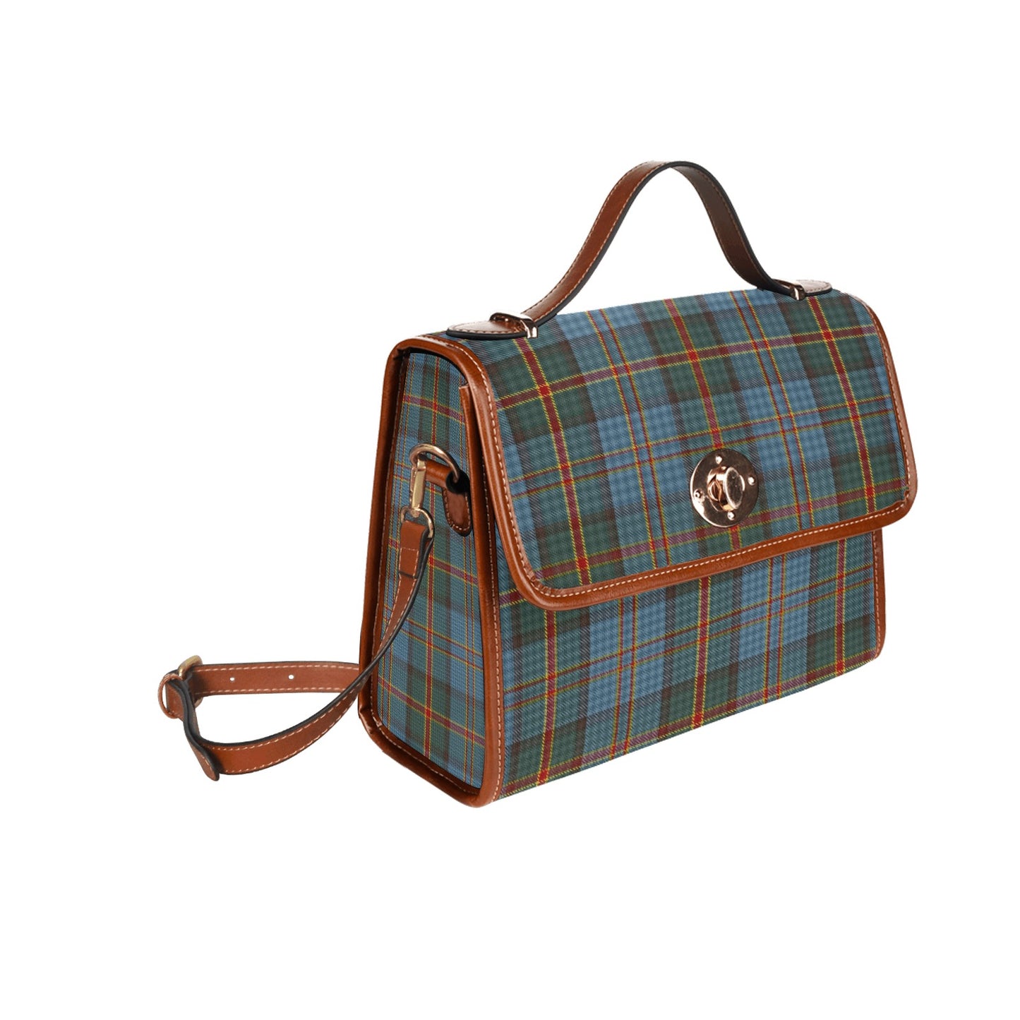US State - Hawaii Tartan Waterproof Canvas Handbag