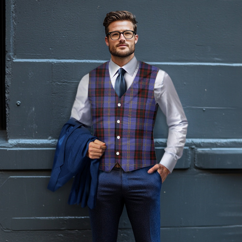 Clan Rutherford Tartan Suit vest jacket
