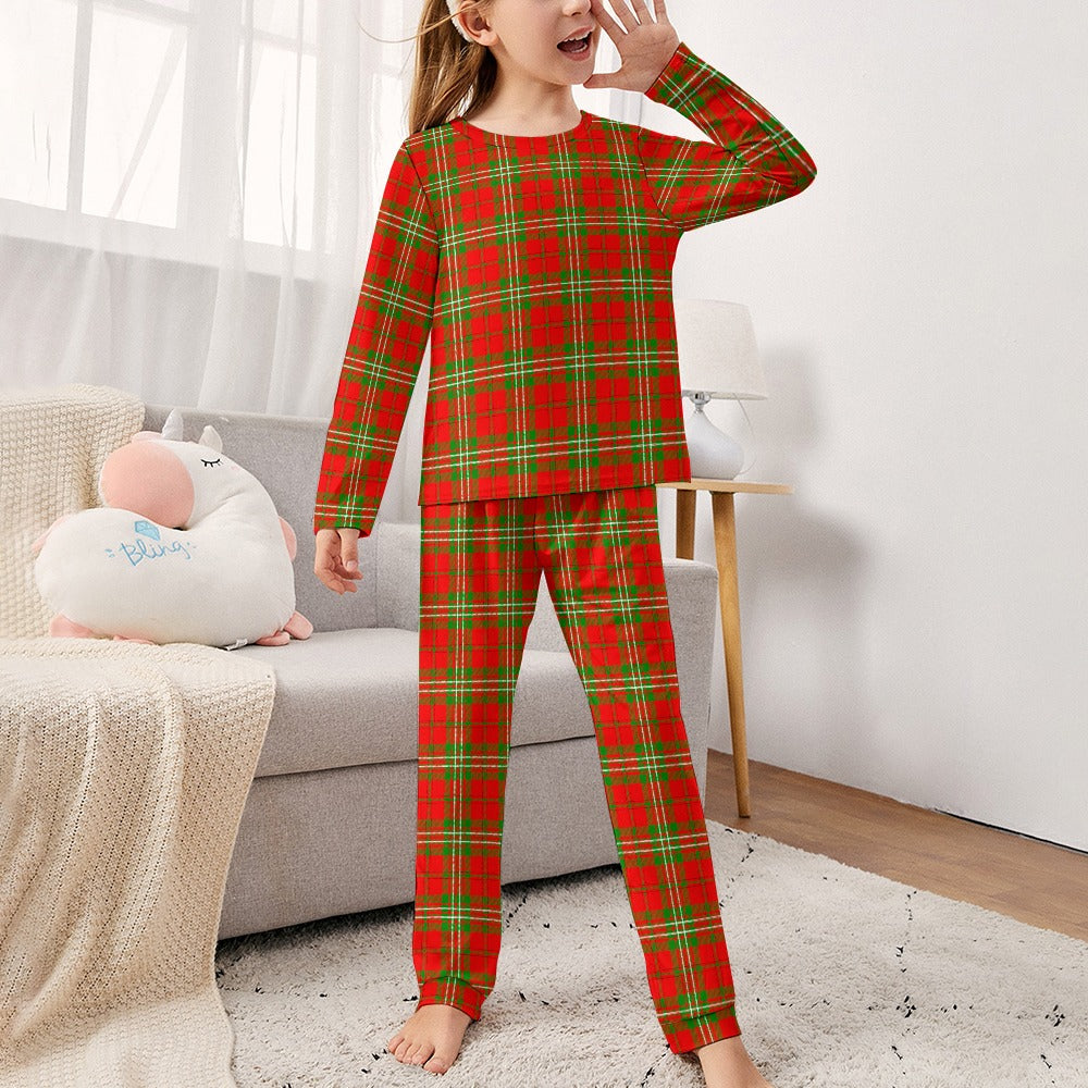 Clan Scott Tartan Girl's Pajama suit