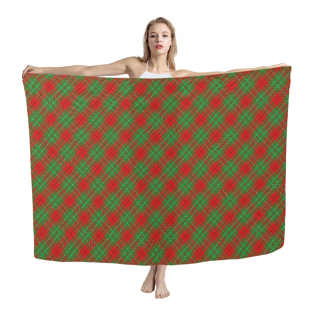 Clan Cumming Tartan Bias Chiffon Scarf