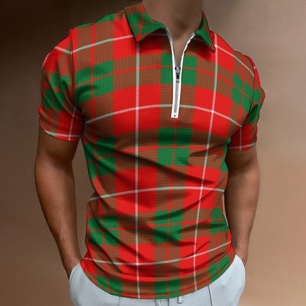 Clan MacKinnon Tartan Short sleeve polo shirt