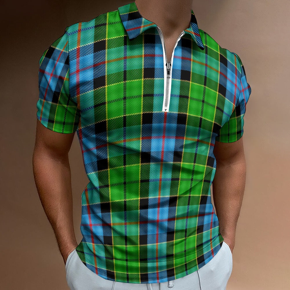 Clan Forsyth Tartan Short sleeve polo shirt