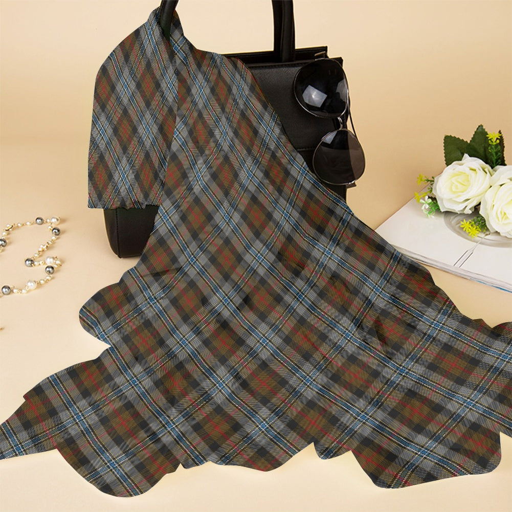 Clan Campbell Hunting Tartan Bias Chiffon Scarf