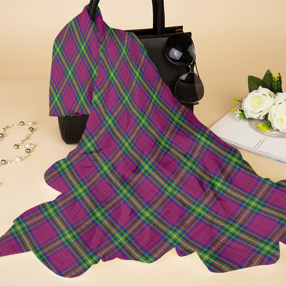 Clan MacGaugh Tartan Bias Chiffon Scarf