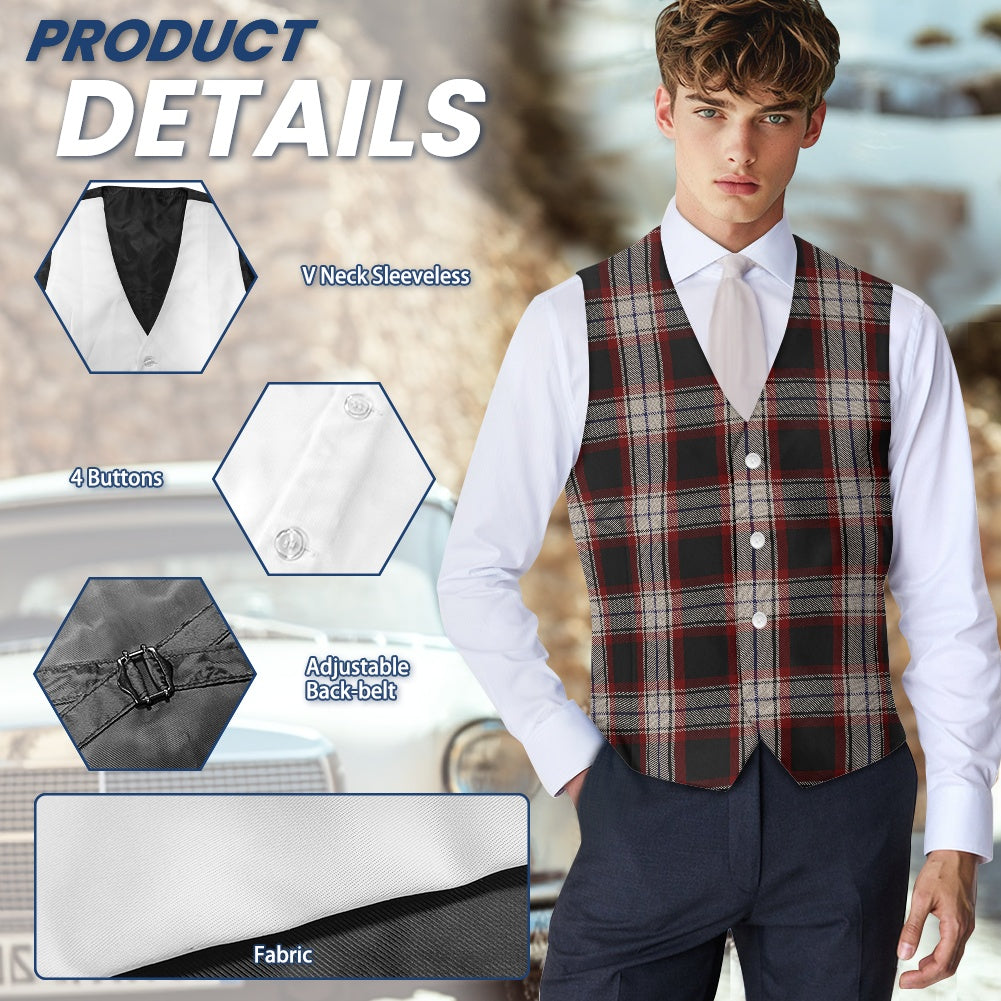 Breizh | Breton | Bretagne Bro-Wened Tartan Suit vest jacket
