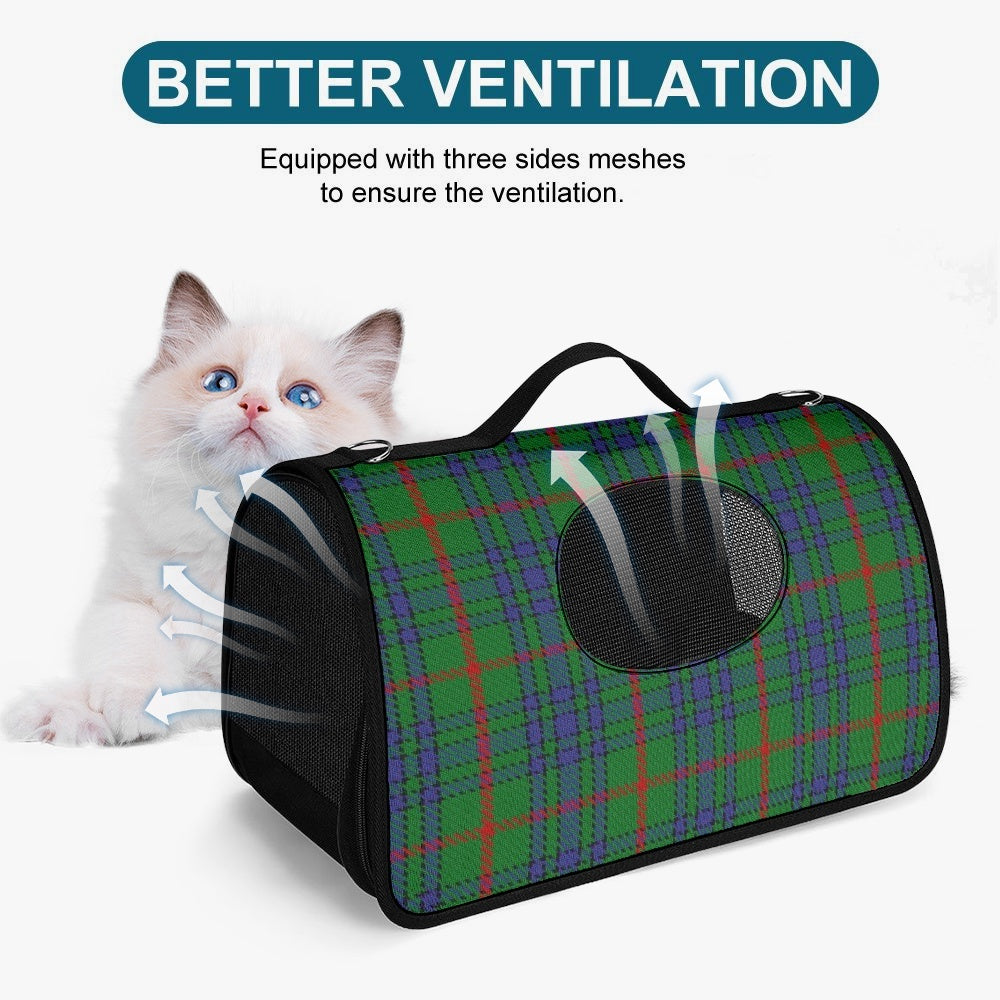 Clan Aiton Tartan Pet Carrier Bag