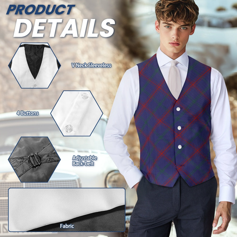 Clan Lynch Tartan Bias Suit vest jacket