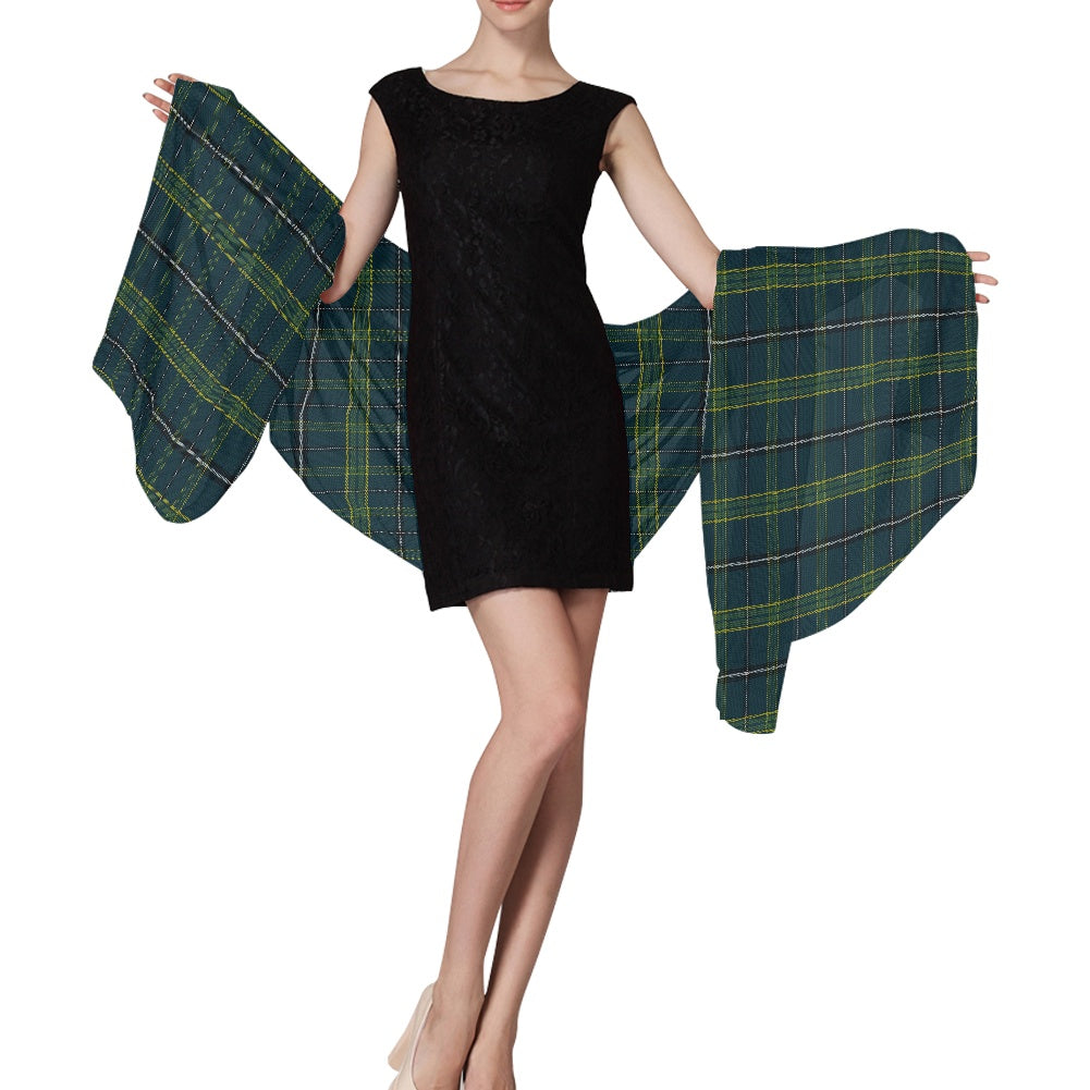 Breizh | Breton | Bretagne Bro-Sant-Breig Tartan Chiffon Scarf