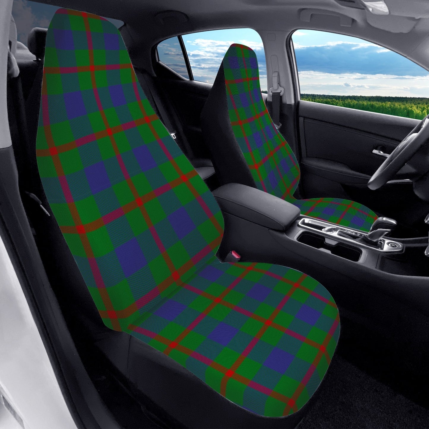 Clan Agnew Tartan Car Seat Covers - 2Pcs