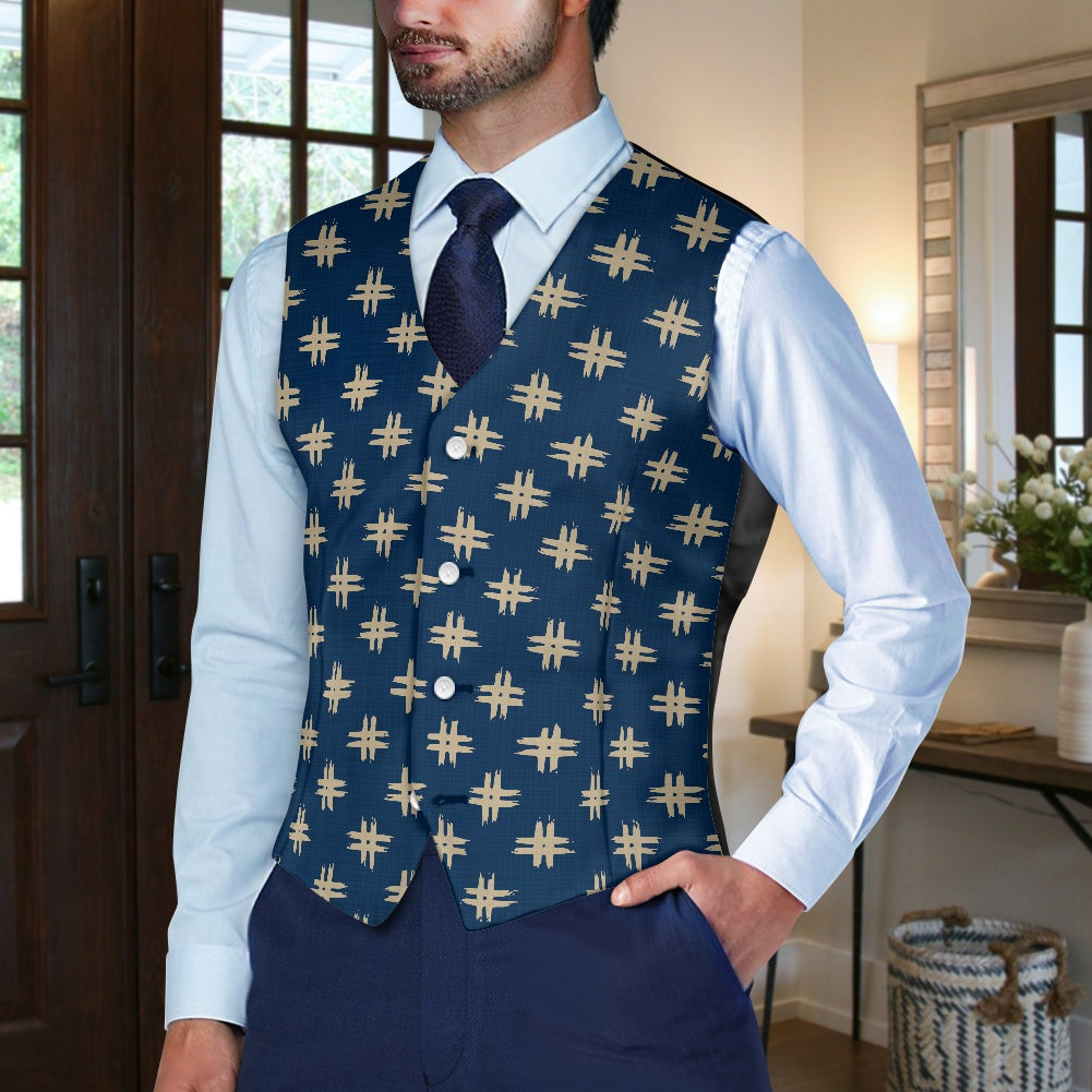 Japanese Wagara - Igeta Suit vest jacket